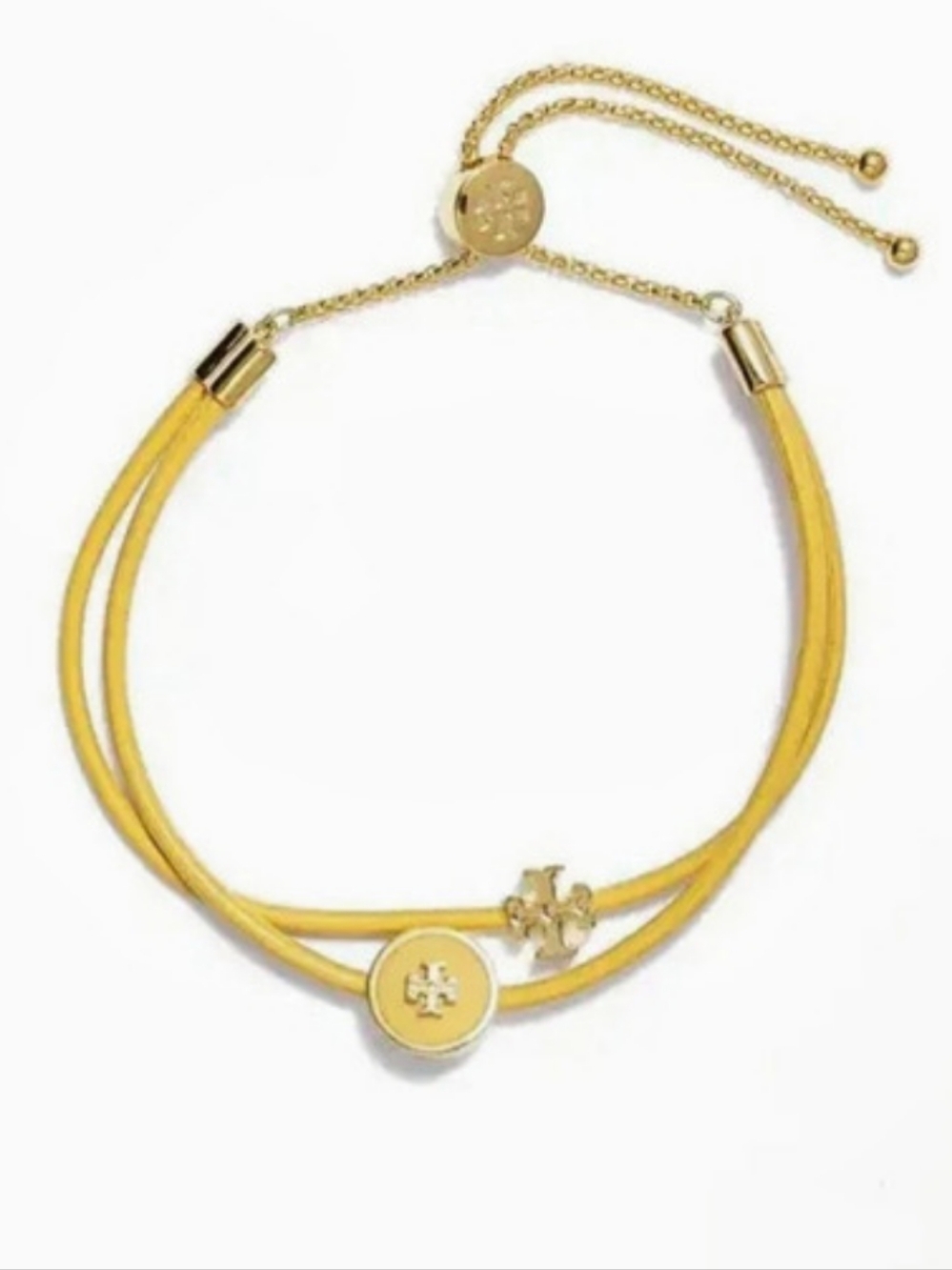 NWOT, Tory Burch Enable Logo Slider  Bracelet